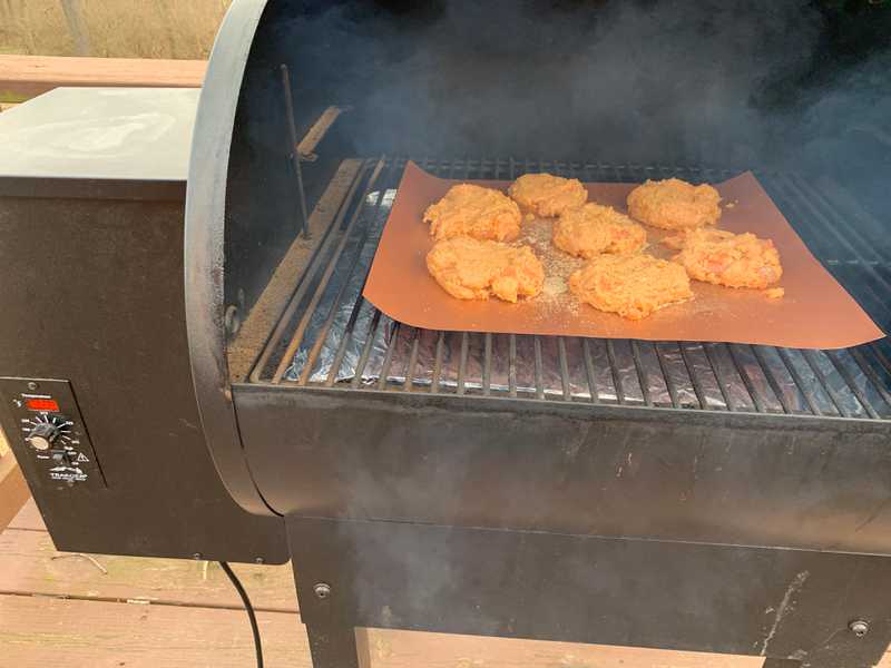 Salmon Burgers on the Grill