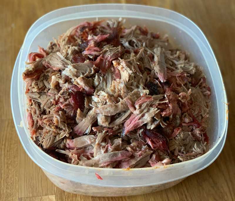 Cooked and Shredded Pork Butt