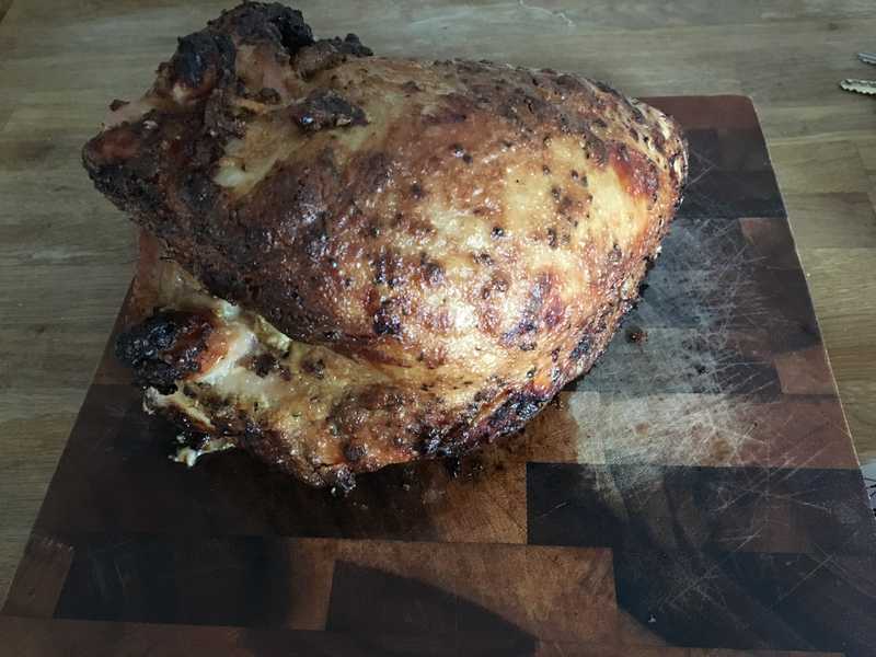 Honey Mustard Roasted Turkey Breast